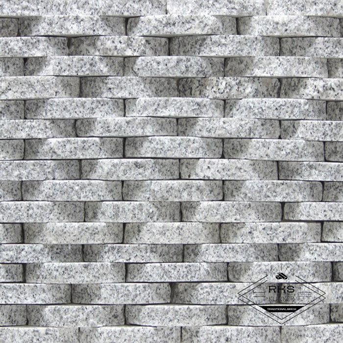 Фасадный камень Плетёнка — Гранит Белла Уайт в Липецке